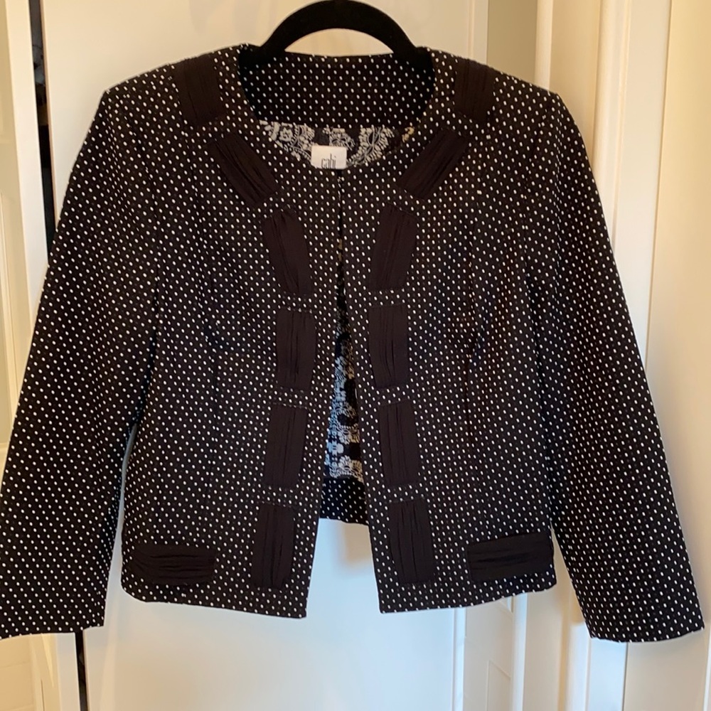 CAbi stretch dot jacket